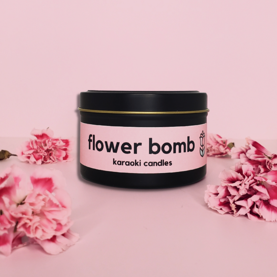Flower Bomb Candle