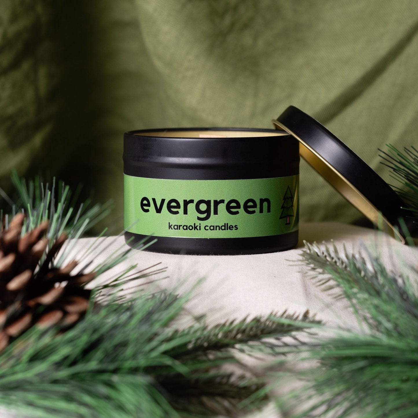 Evergreen Candle